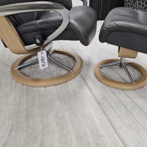 Stressless® View Signature lenestol med krakk - Bilde 4