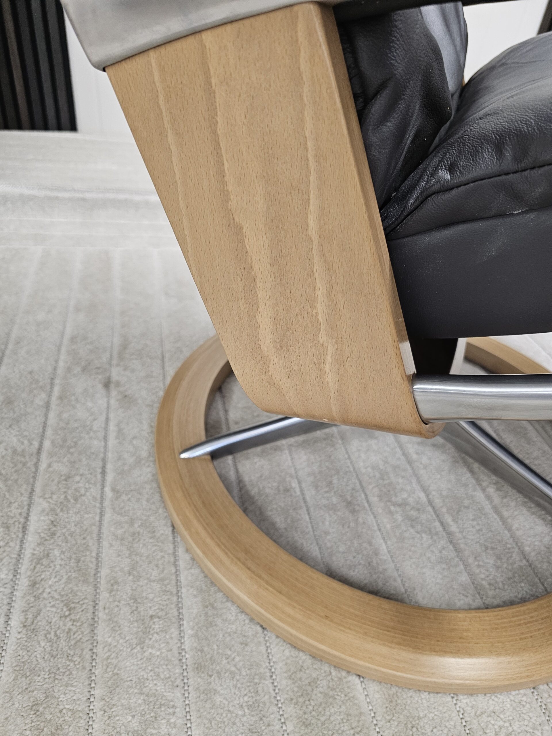 Stressless® View Signature lenestol med krakk - Bilde 5