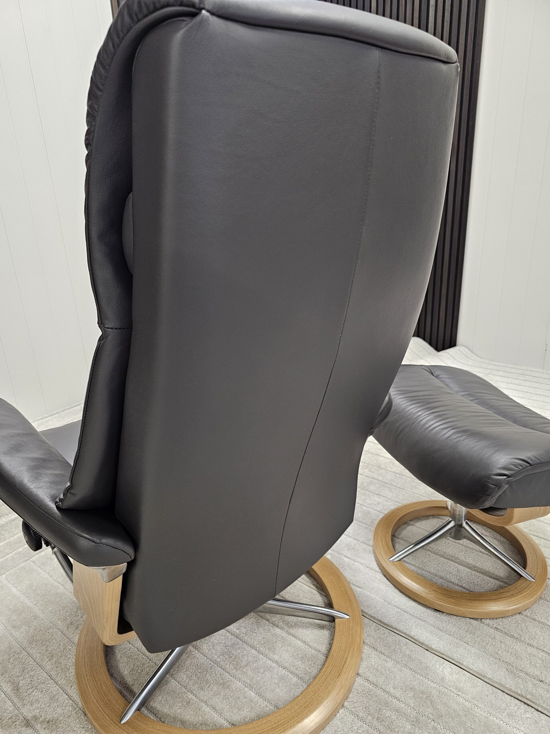 Stressless® View Signature lenestol med krakk - Bilde 6