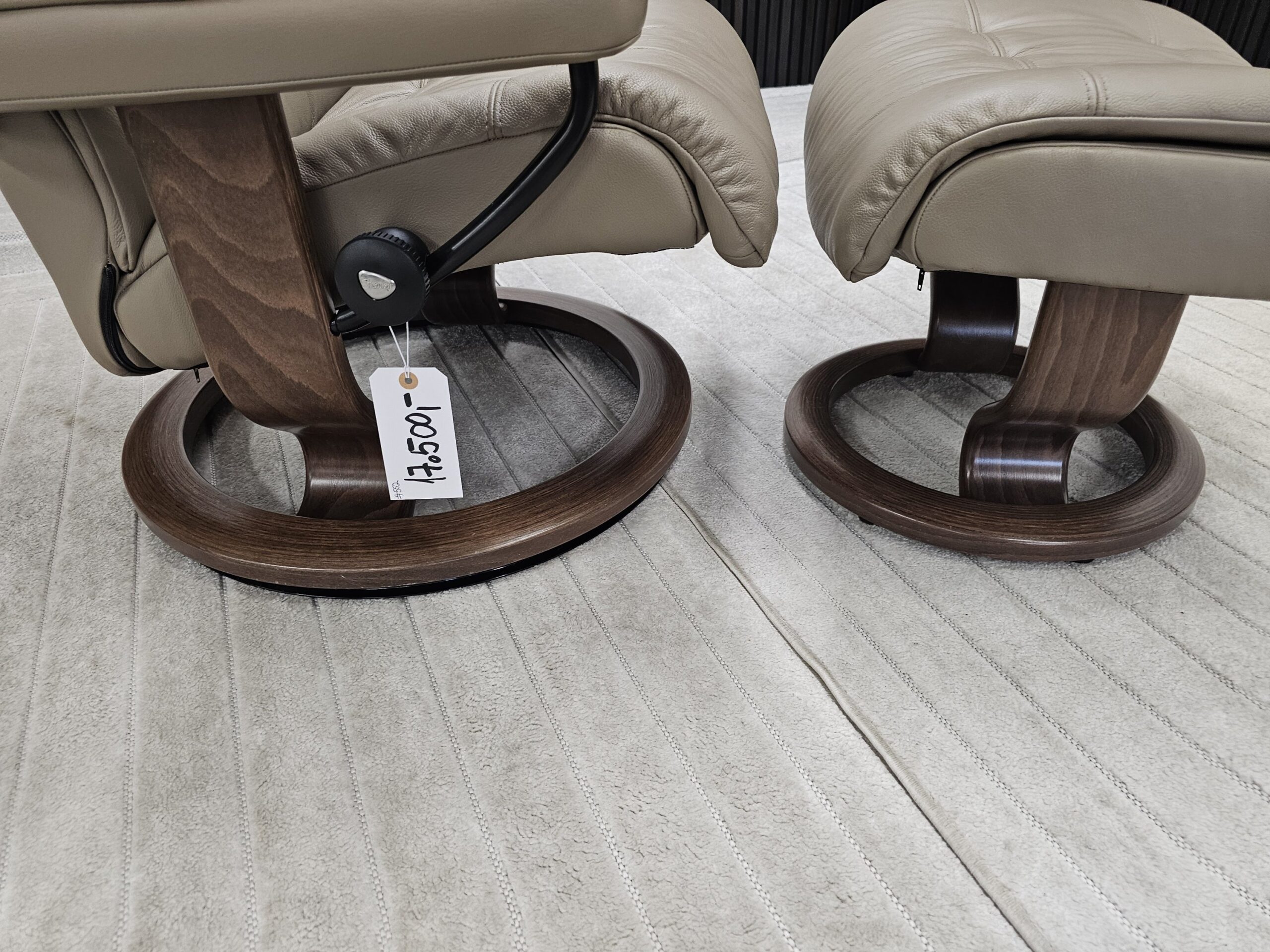 Stressless® Erik Classic lenestol med krakk - Bilde 6