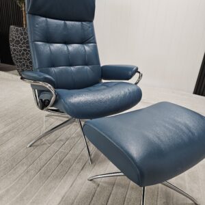 Stressless® London Cross lenestol med krakk - Bilde 4