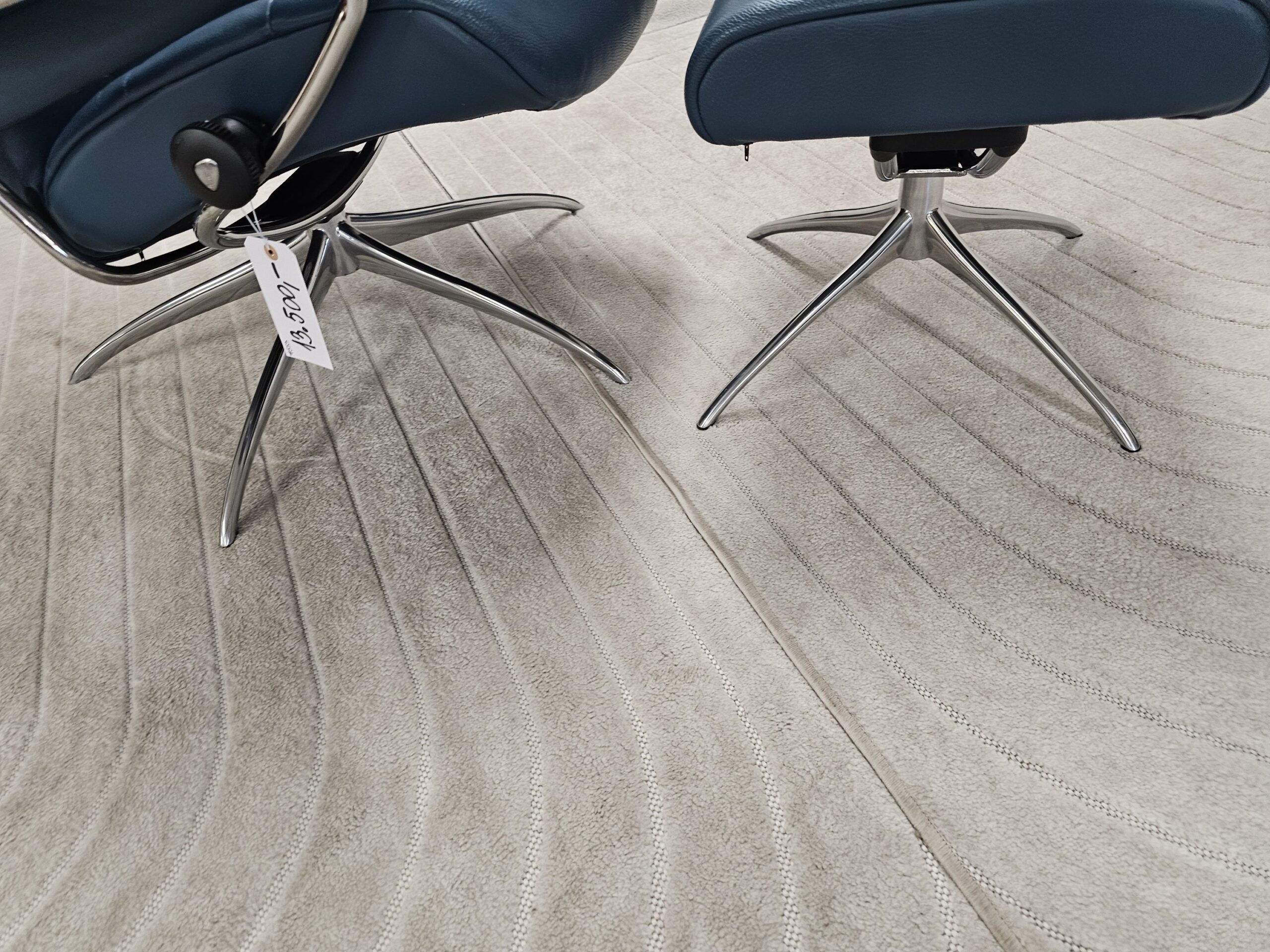 Stressless® London Cross lenestol med krakk - Bilde 8