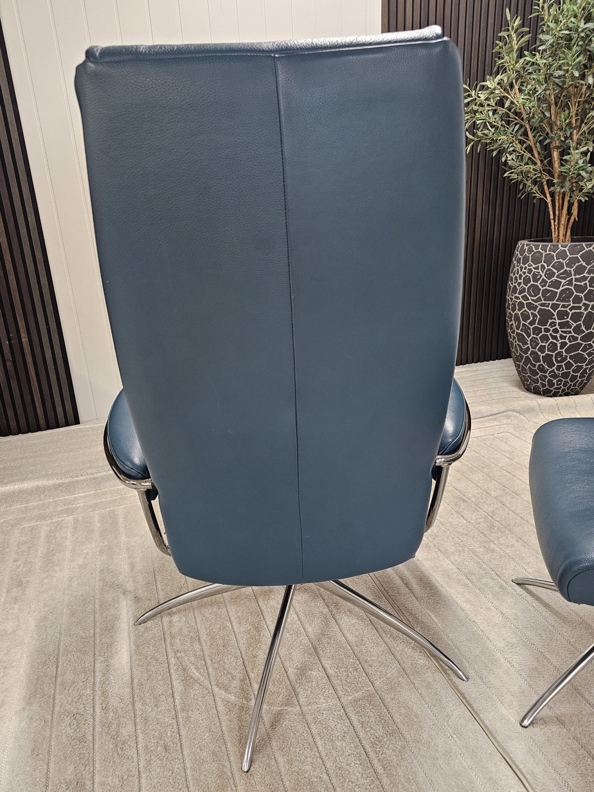 Stressless® London Cross lenestol med krakk - Bilde 10