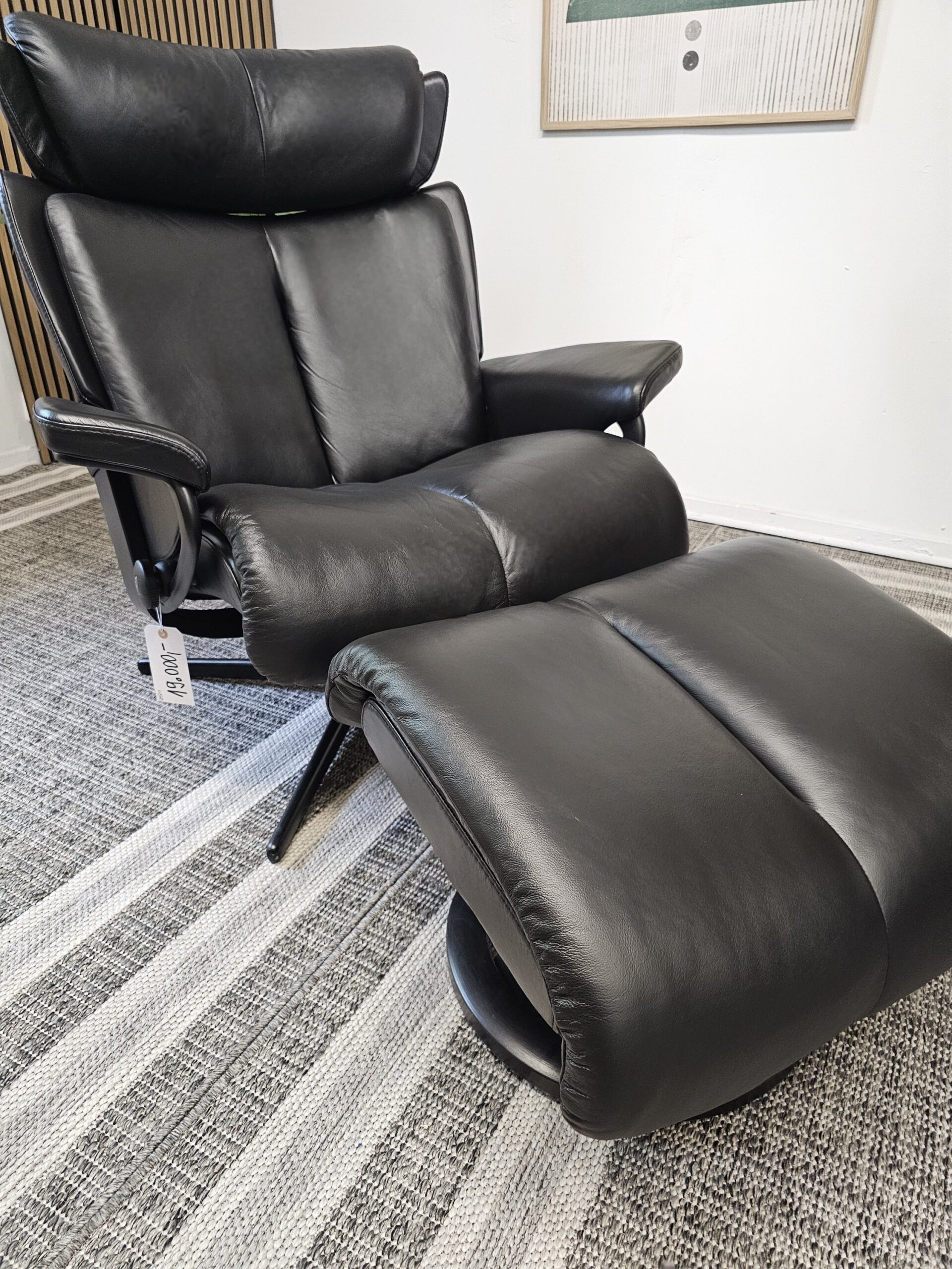 Stressless® Magic Cross lenestol med krakk - Bilde 2