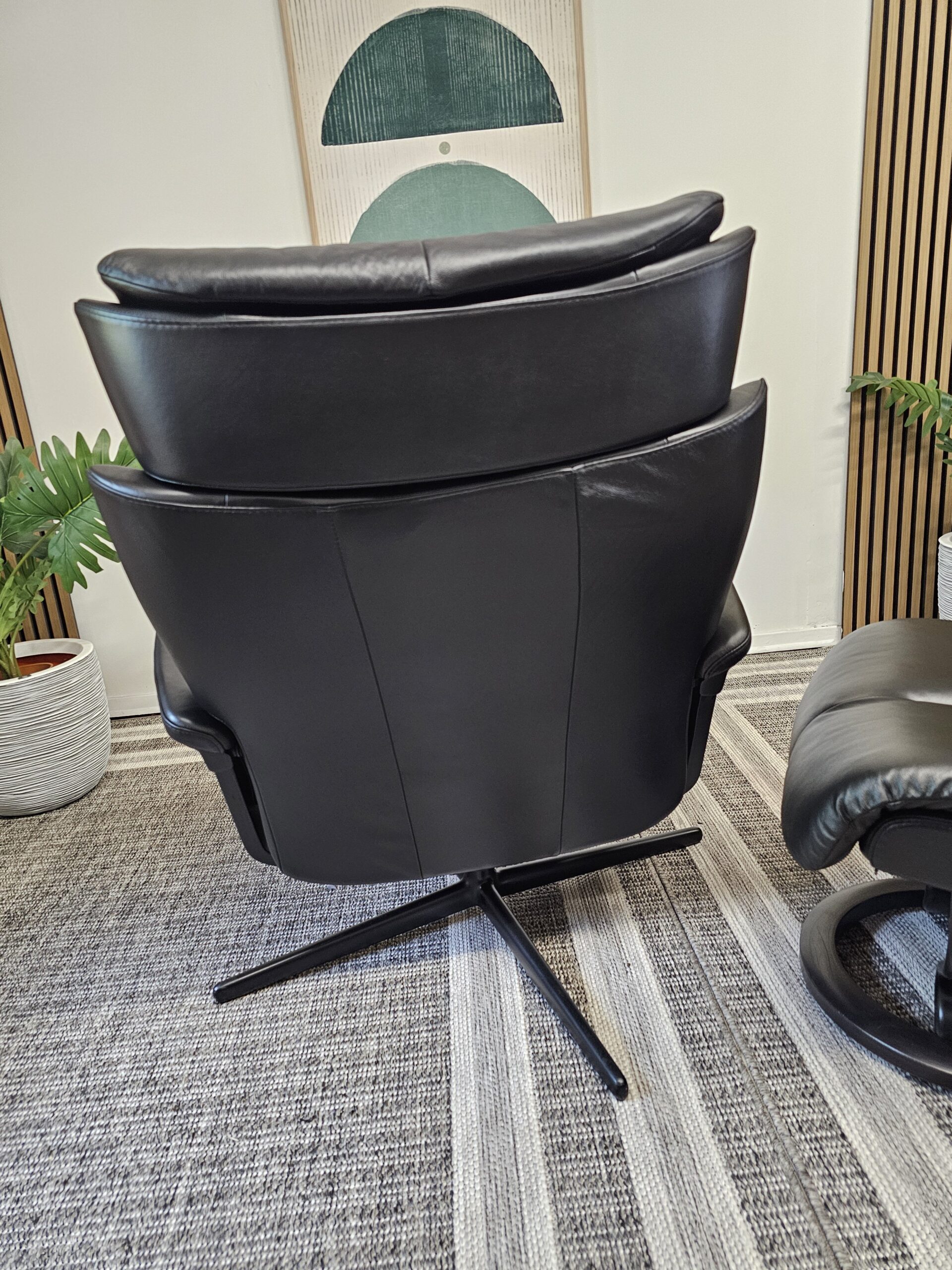 Stressless® Magic Cross lenestol med krakk - Bilde 14