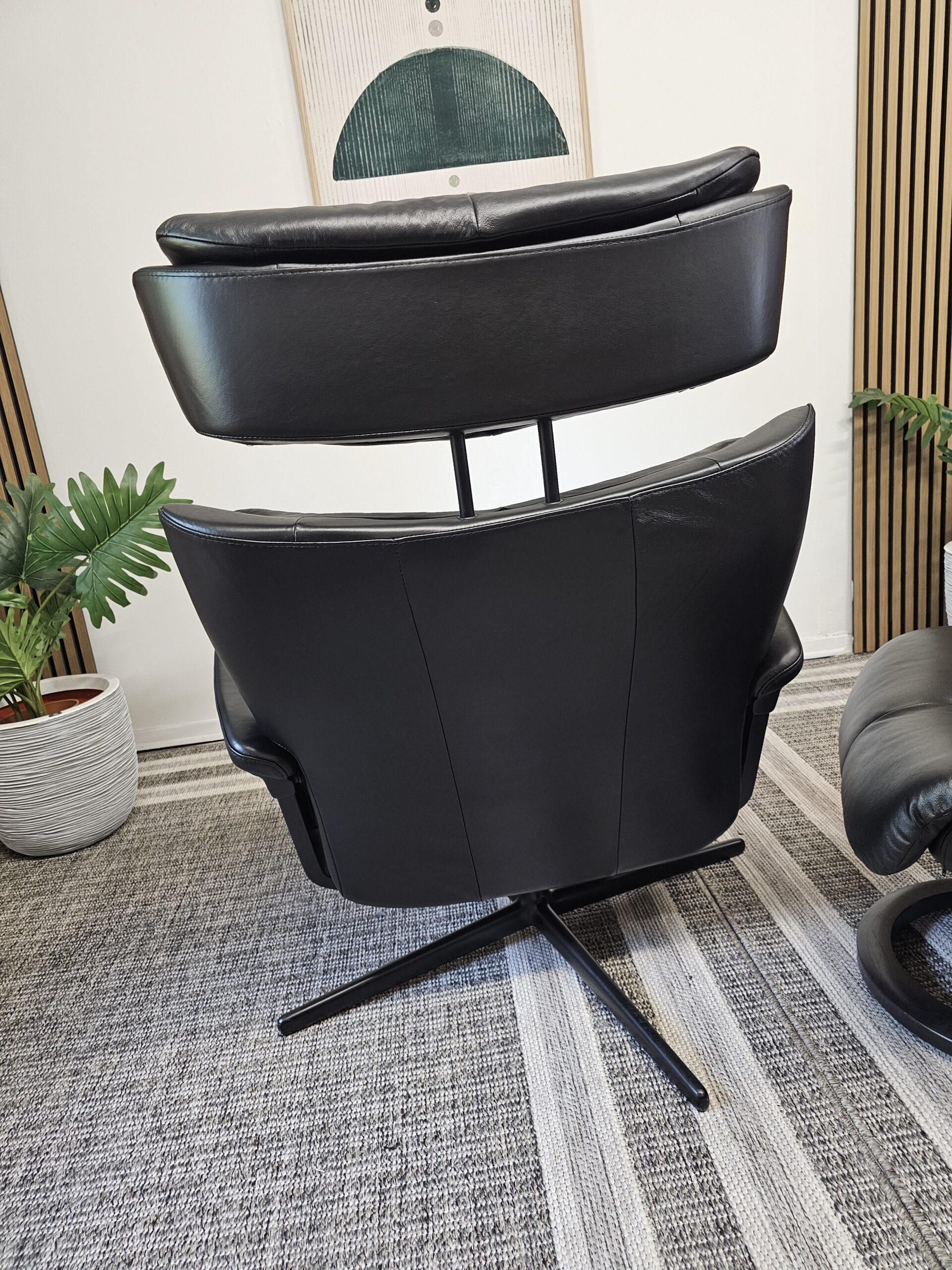 Stressless® Magic Cross lenestol med krakk - Bilde 13