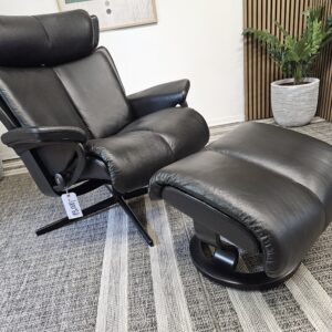 Stressless® Magic Cross lenestol med krakk - Bilde 12