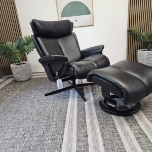 Stressless® Magic Cross lenestol med krakk - Bilde 11