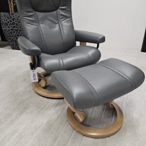 Stressless® Wing Classic lenestol med krakk - Bilde 14
