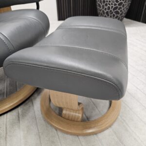 Stressless® Wing Classic lenestol med krakk - Bilde 13