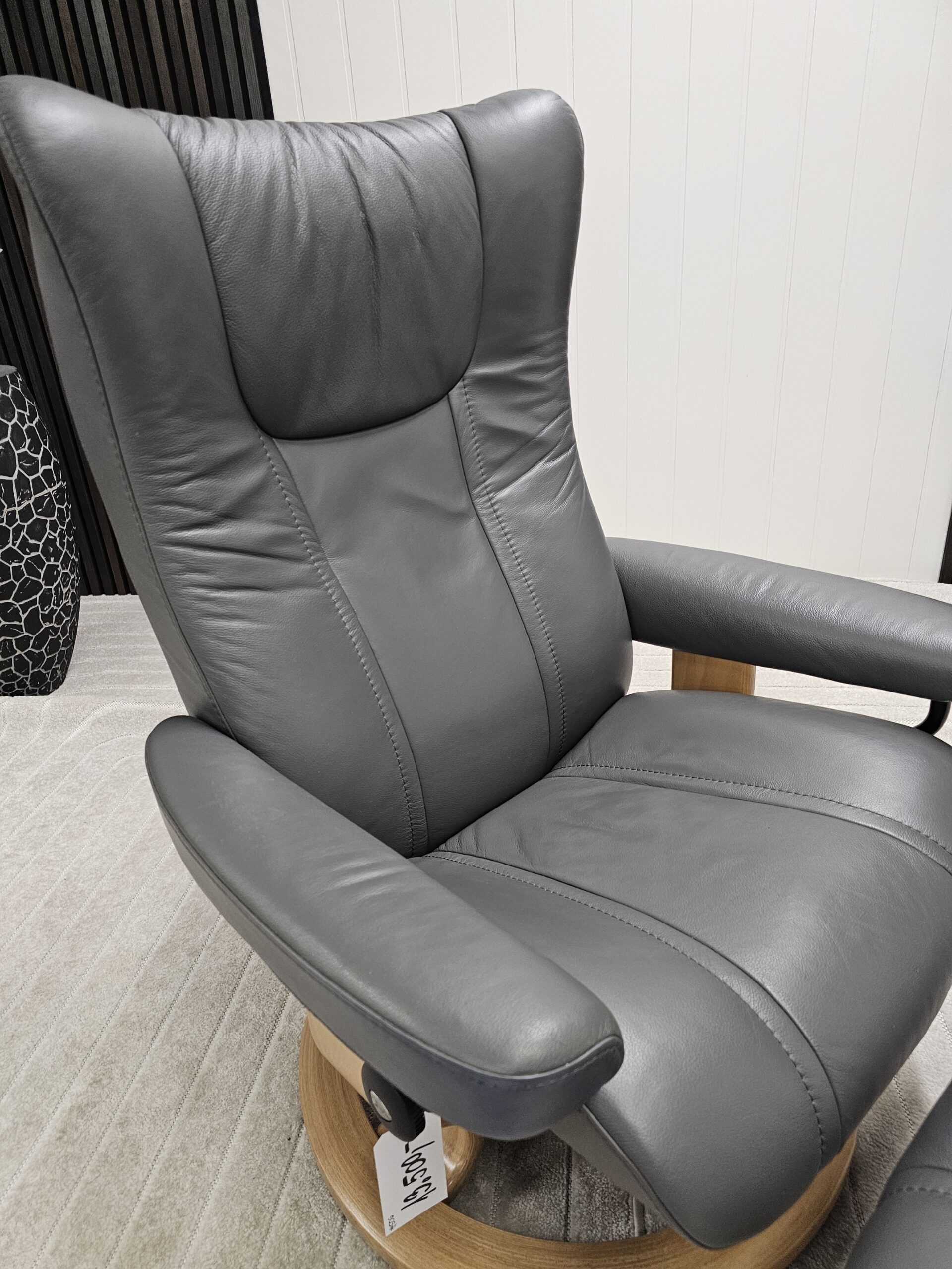 Stressless® Wing Classic lenestol med krakk - Bilde 11