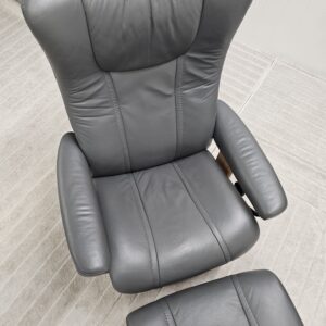 Stressless® Wing Classic lenestol med krakk - Bilde 8
