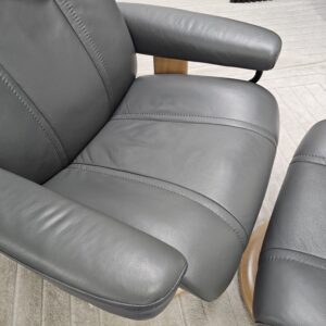 Stressless® Wing Classic lenestol med krakk - Bilde 10