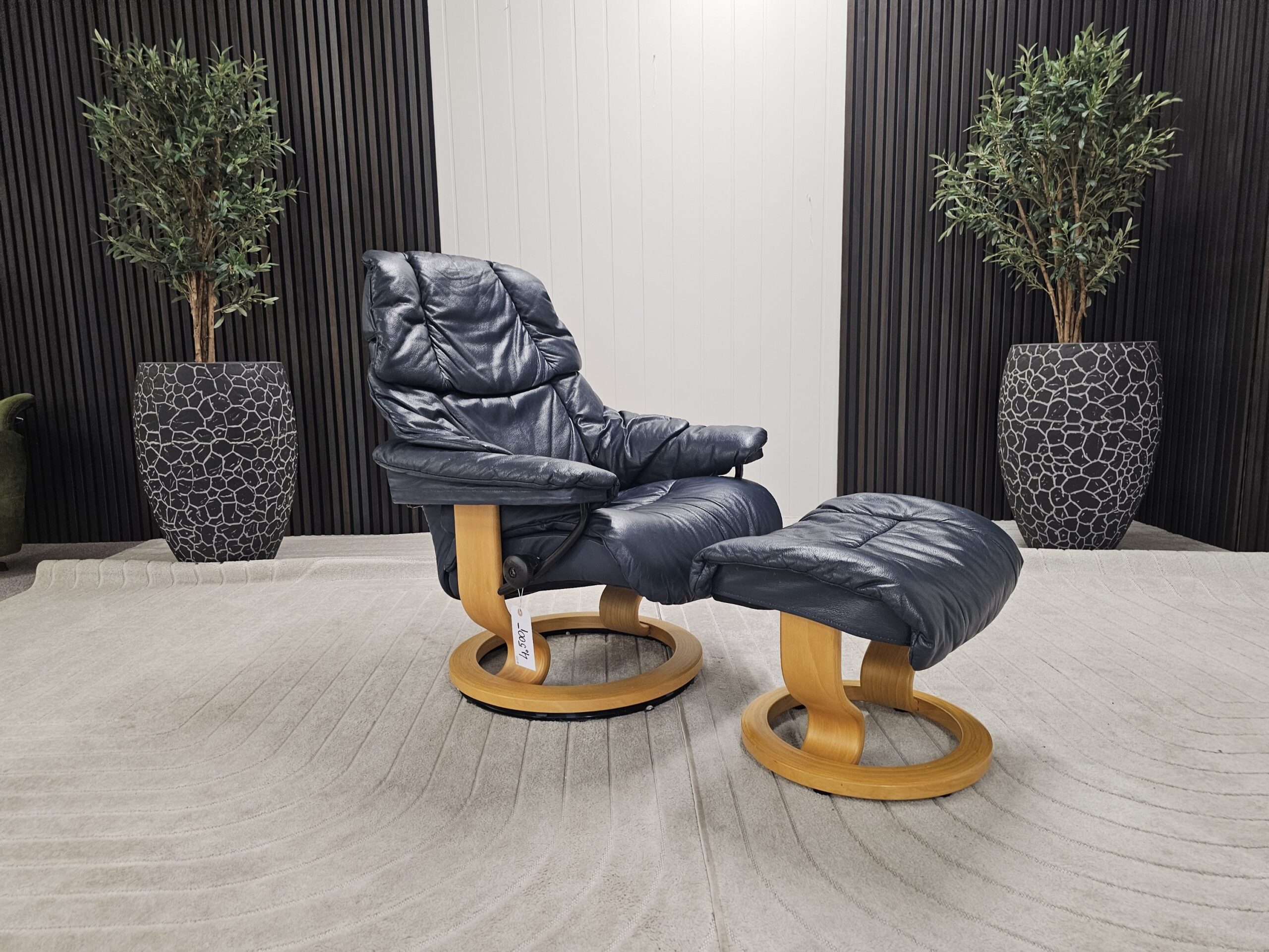 Stressless® Reno Classic (M) lenestol med krakk - Bilde 3
