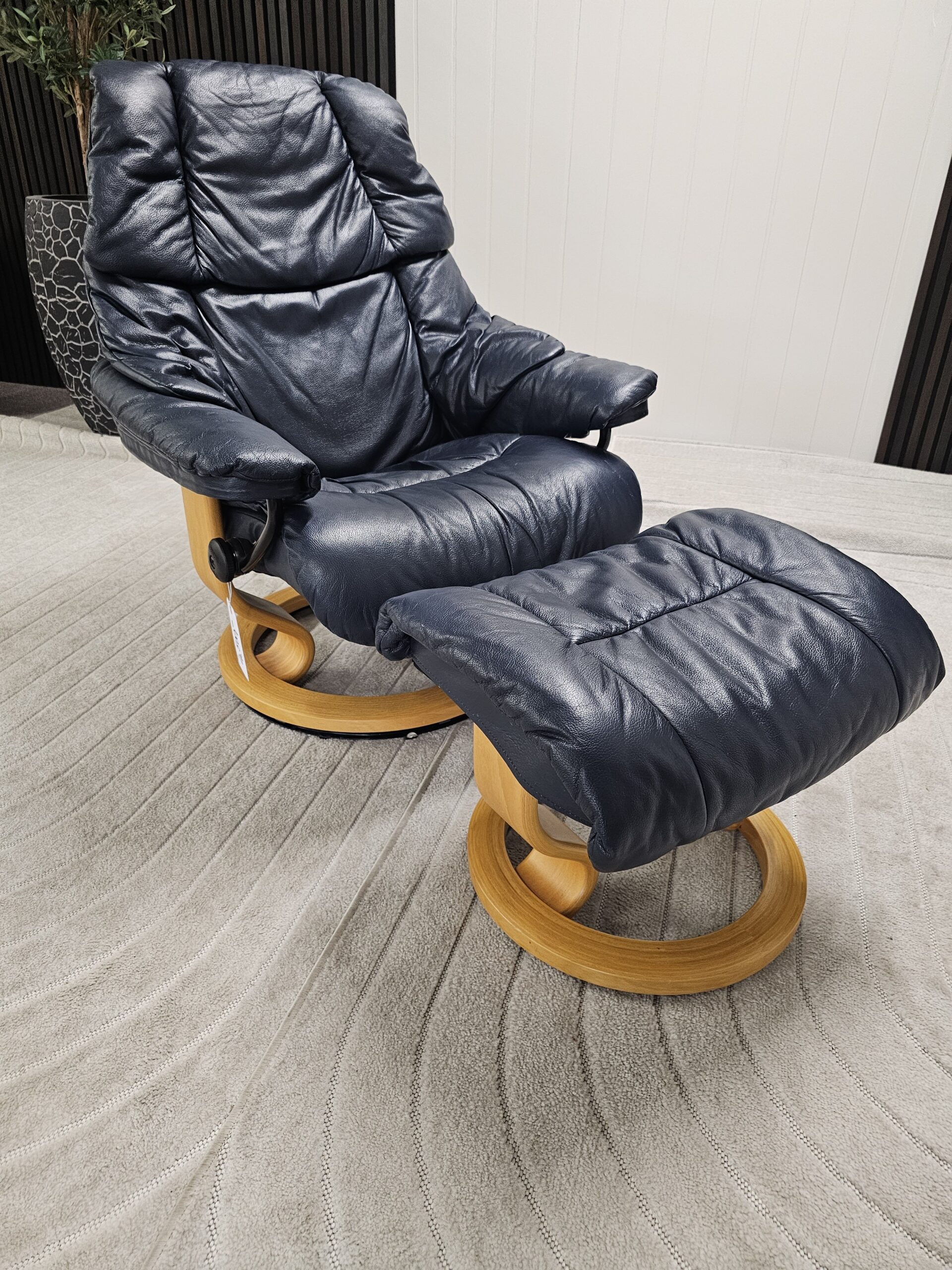 Stressless® Reno Classic (M) lenestol med krakk - Bilde 2