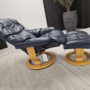 Stressless® Reno Classic (M) lenestol med krakk - Bilde 4