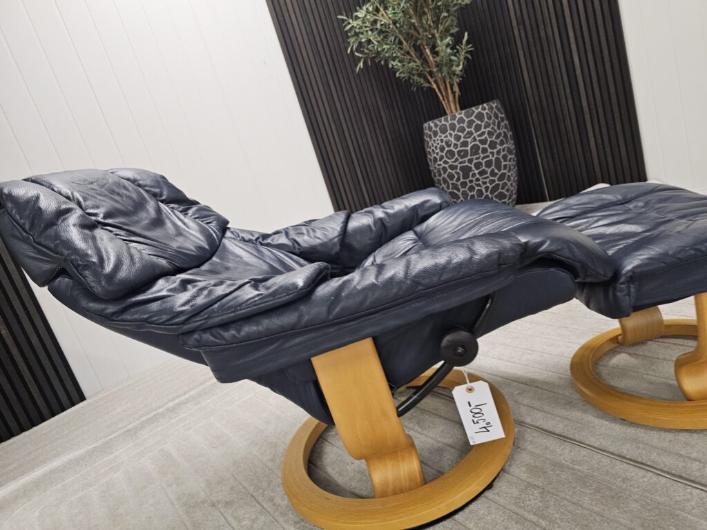 Stressless® Reno Classic (M) lenestol med krakk