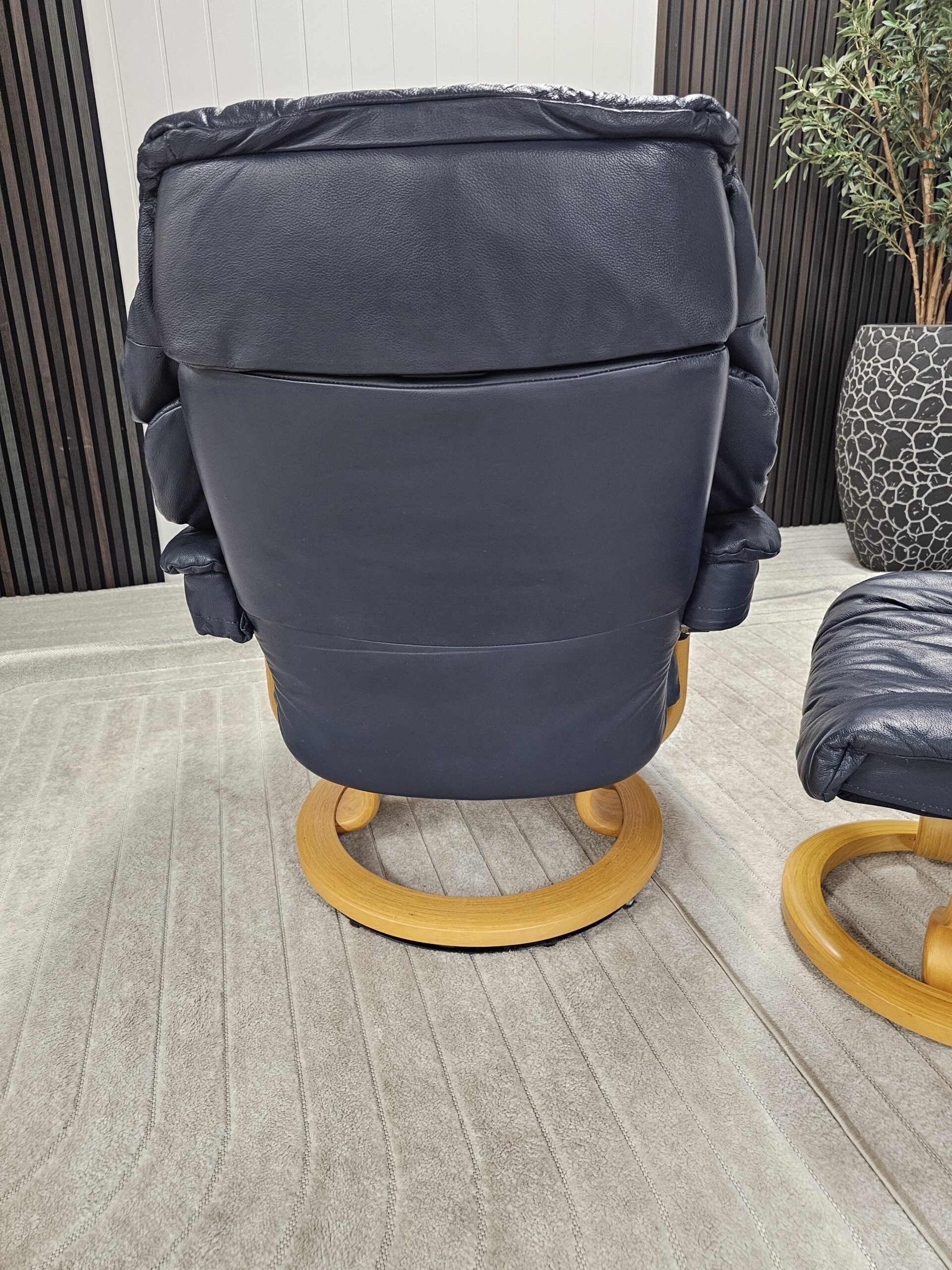 Stressless® Reno Classic (M) lenestol med krakk - Bilde 9