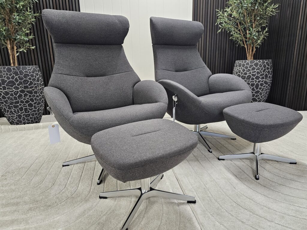 1 stk. Conform Globe lenestol med krakk
