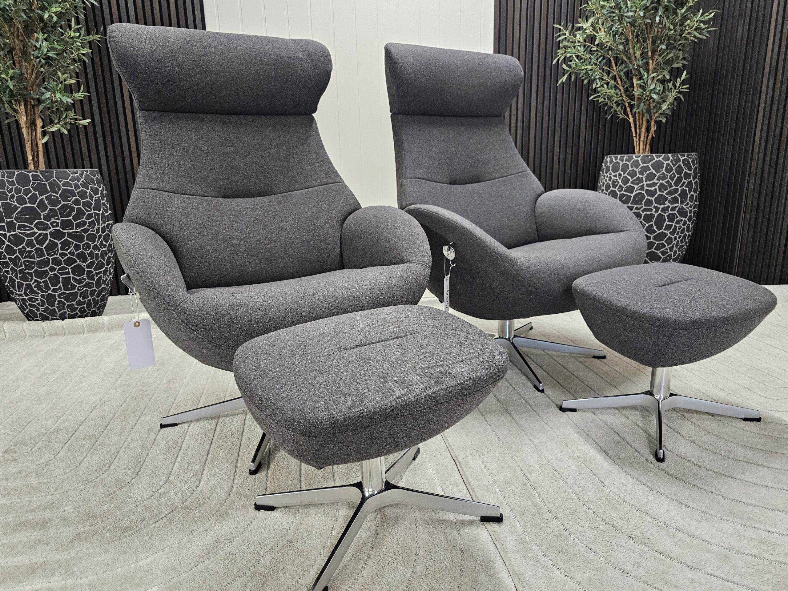 1 stk. Conform Globe lenestol med krakk - Bilde 1