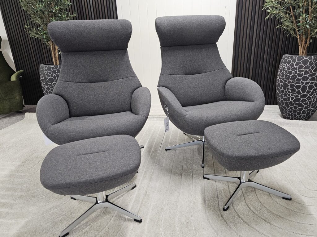1 stk. Conform Globe lenestol med krakk