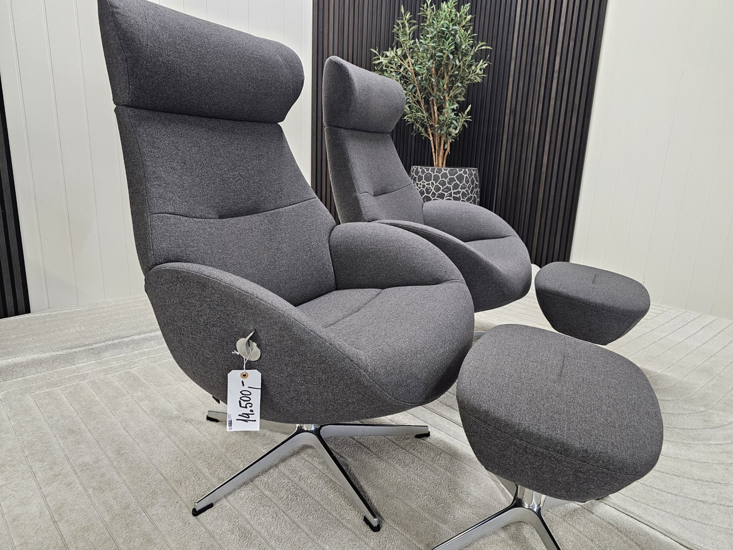 1 stk. Conform Globe lenestol med krakk - Bilde 3
