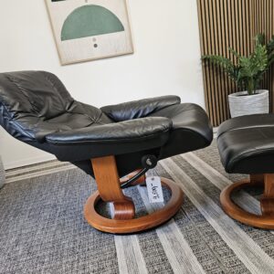 Stressless® Mayfair Classic lenestol med krakk - Bilde 3