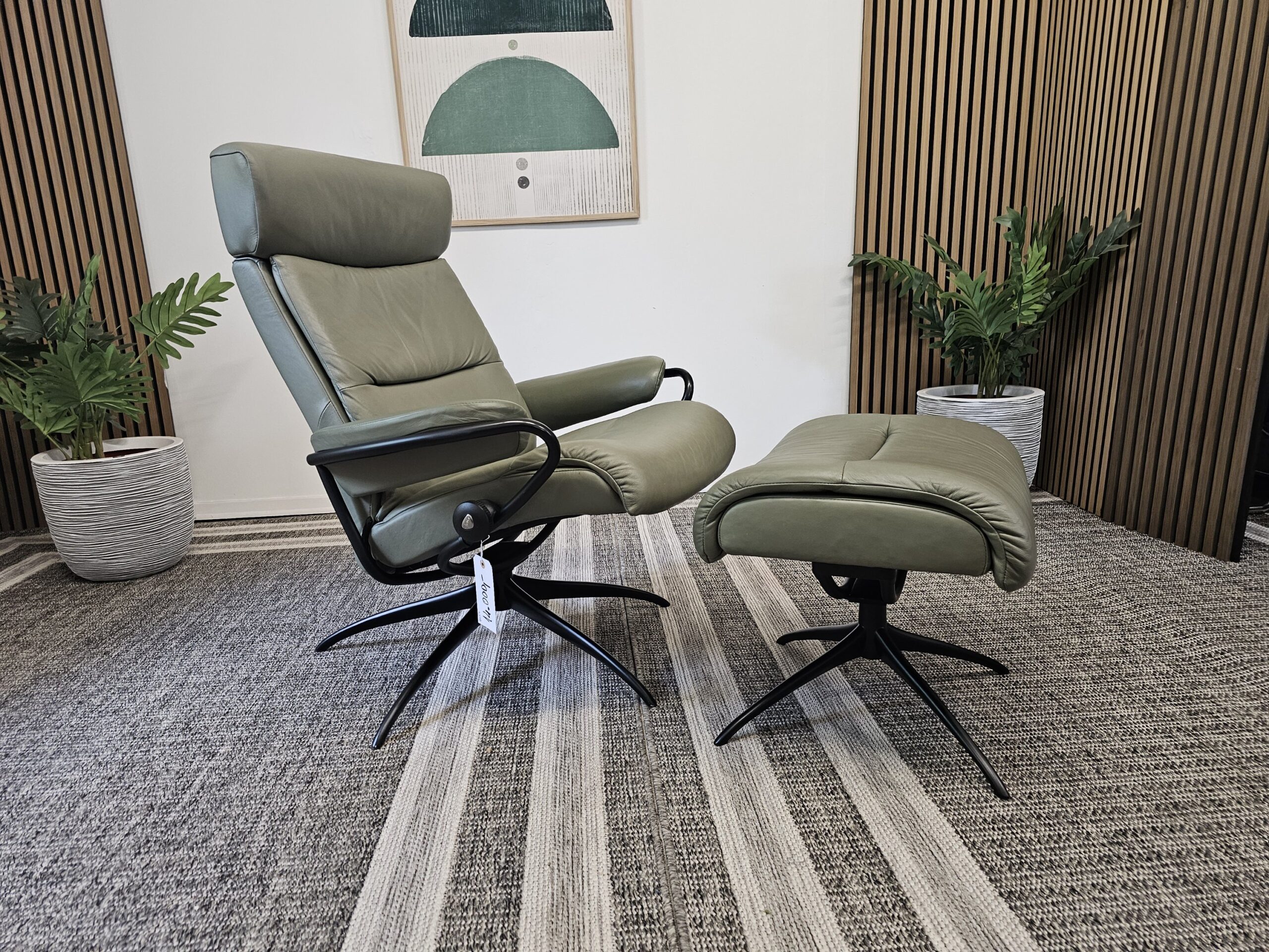 Stressless® Tokyo Star lenestol med krakk - Bilde 3
