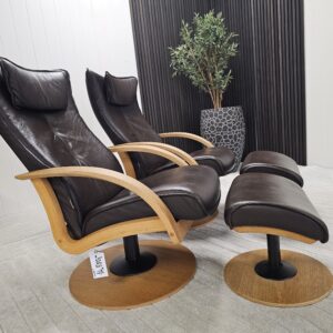 2 stk. Brunstad Delta Swing lenestoler m/krakk - Bilde 4