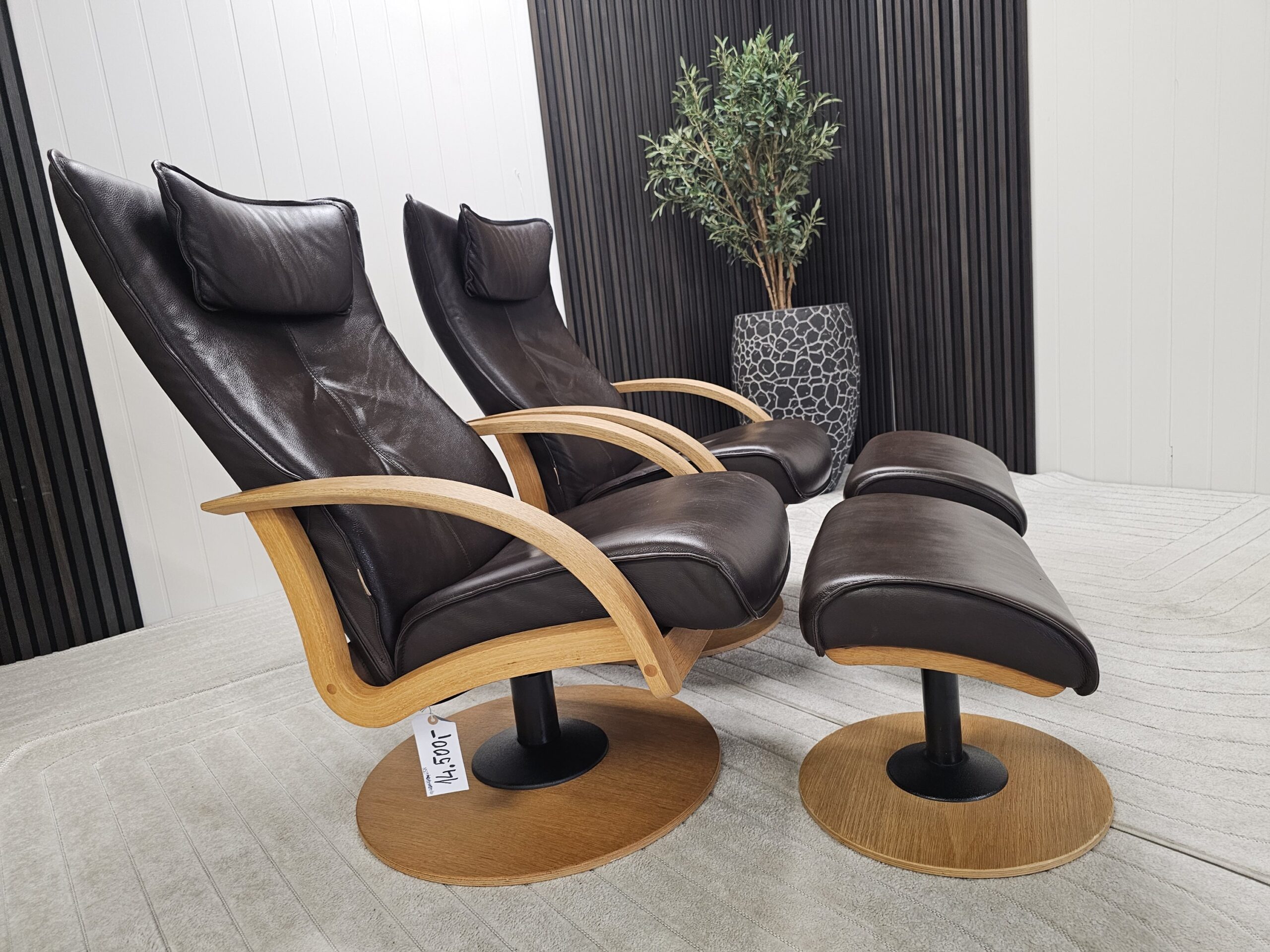 2 stk. Brunstad Delta Swing lenestoler m/krakk - Bilde 4
