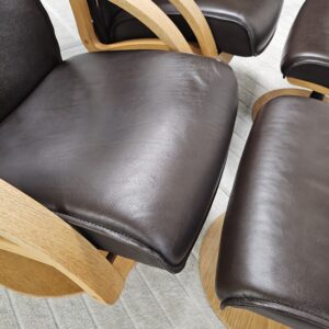 2 stk. Brunstad Delta Swing lenestoler m/krakk - Bilde 15