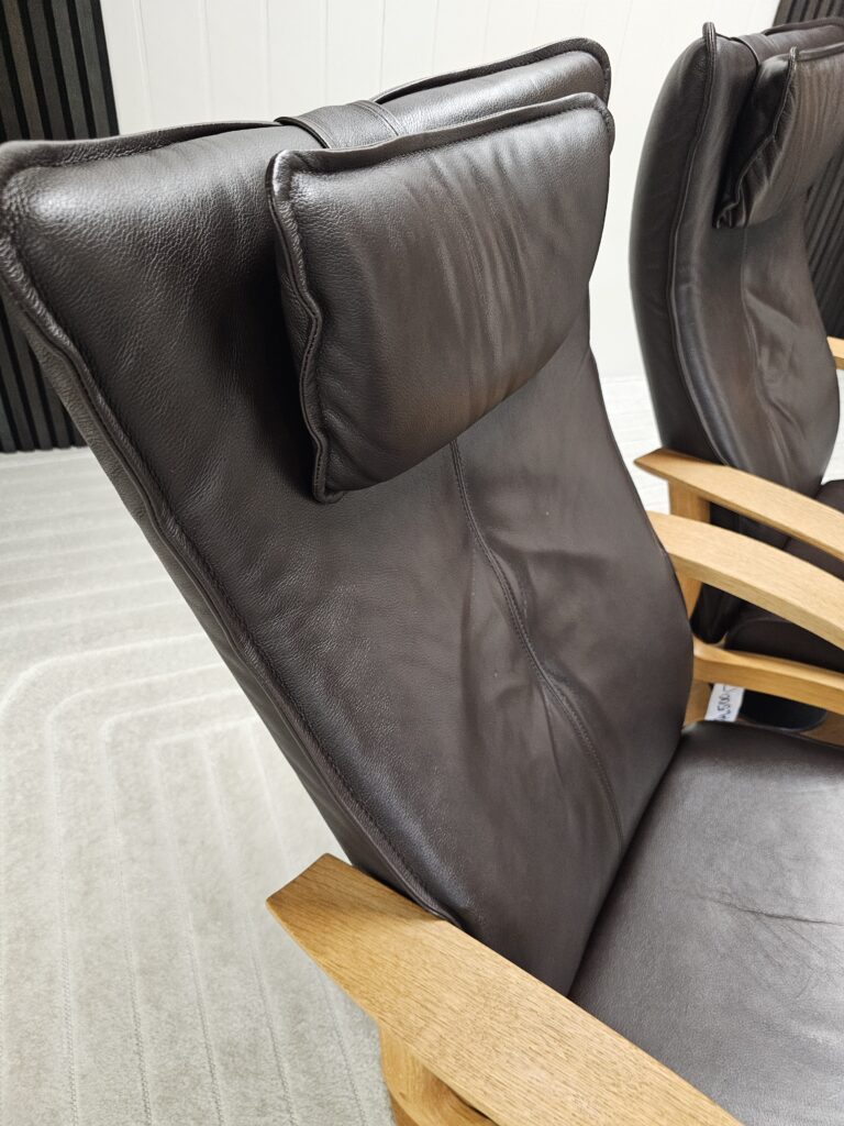 2 stk. Brunstad Delta Swing lenestoler m/krakk