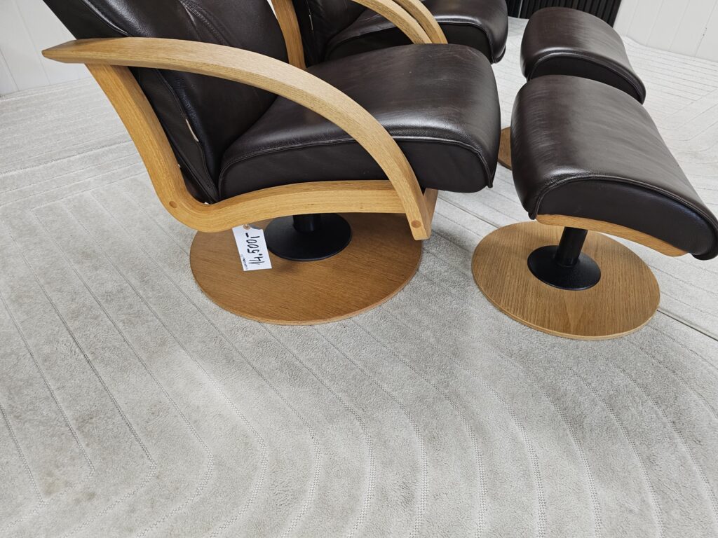 2 stk. Brunstad Delta Swing lenestoler m/krakk