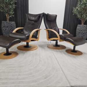 2 stk. Brunstad Delta Swing lenestoler m/krakk - Bilde 3