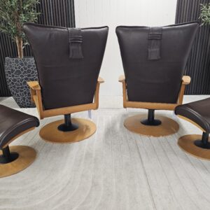 2 stk. Brunstad Delta Swing lenestoler m/krakk - Bilde 5