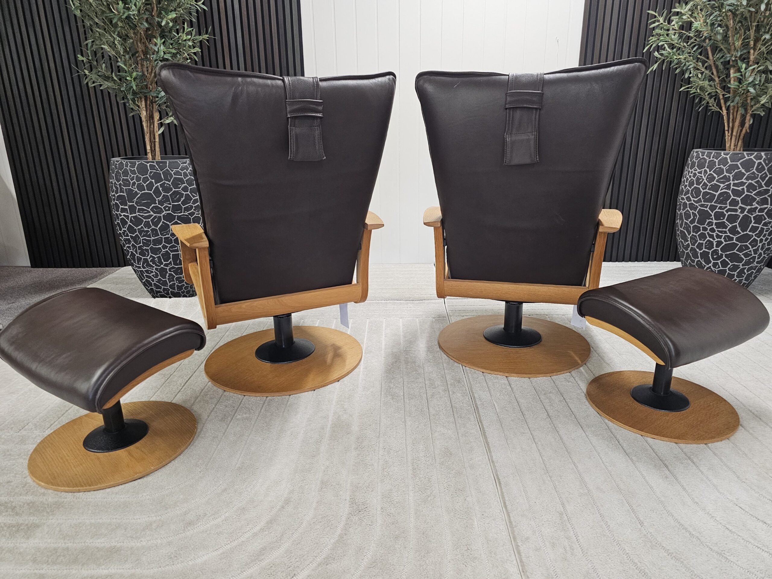 2 stk. Brunstad Delta Swing lenestoler m/krakk - Bilde 5