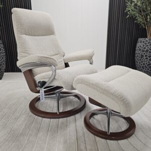 Stressless® View Signature lenestol med krakk - Bilde 1