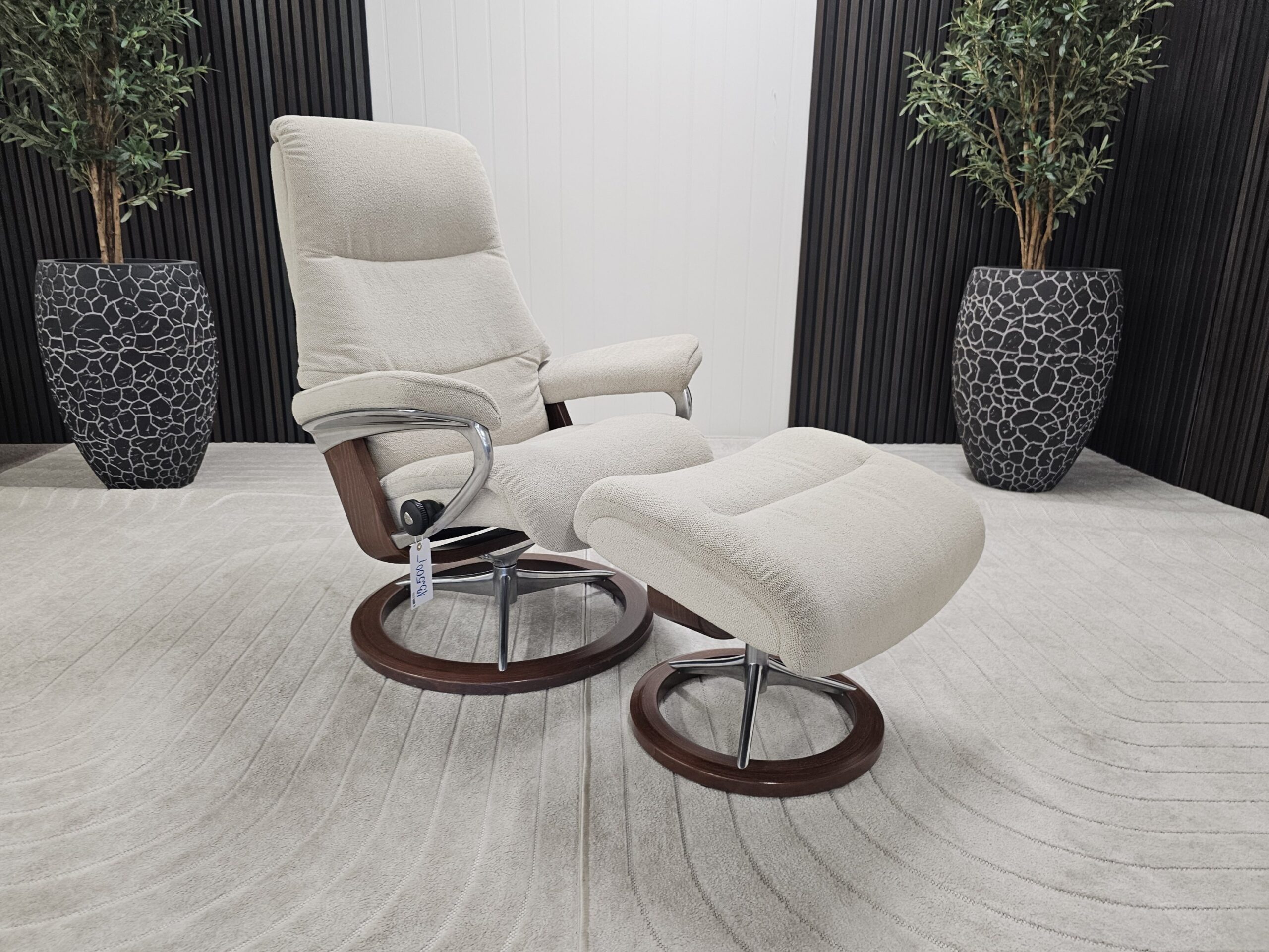 Stressless® View Signature lenestol med krakk - Bilde 2