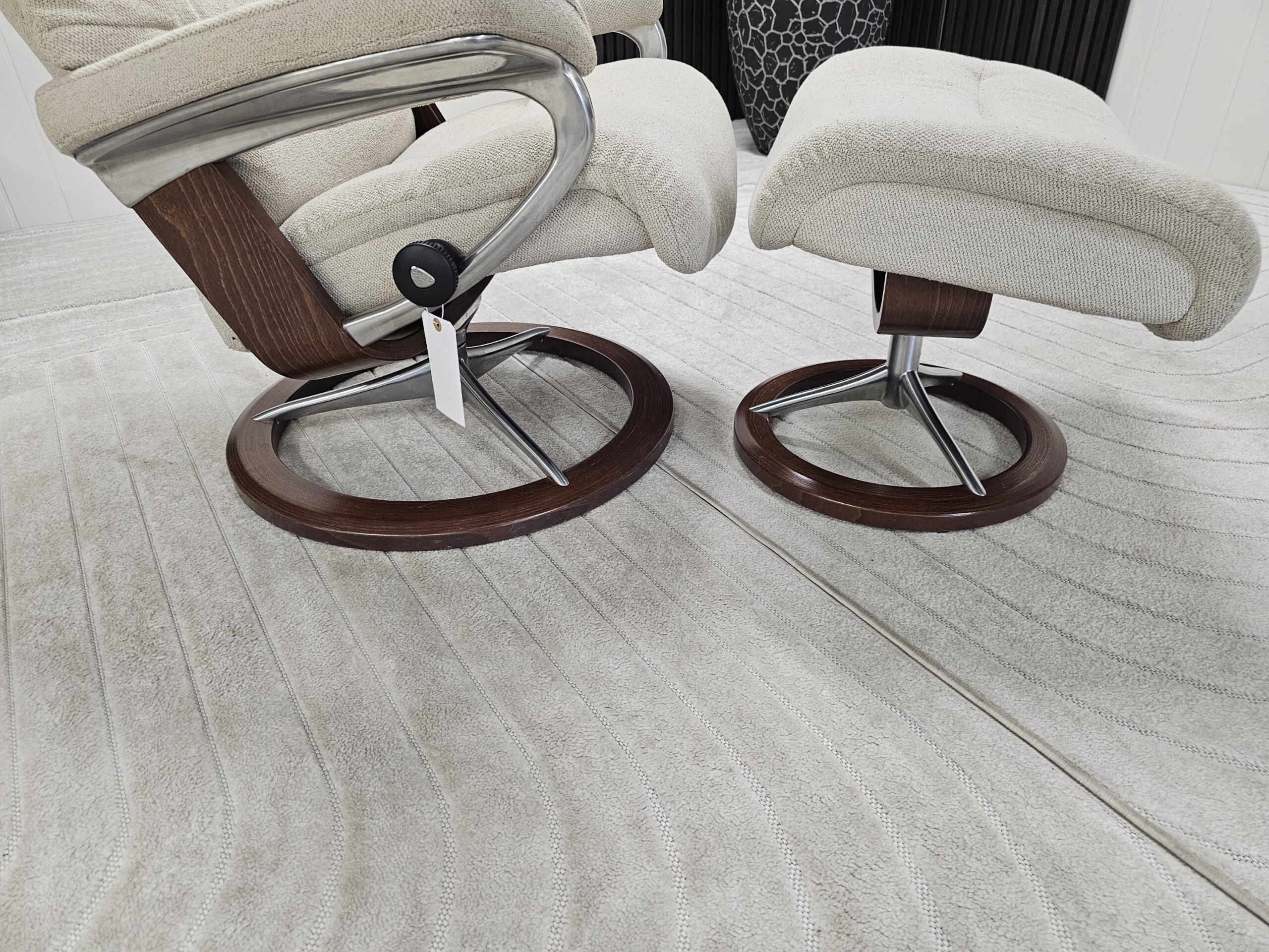 Stressless® View Signature lenestol med krakk - Bilde 5