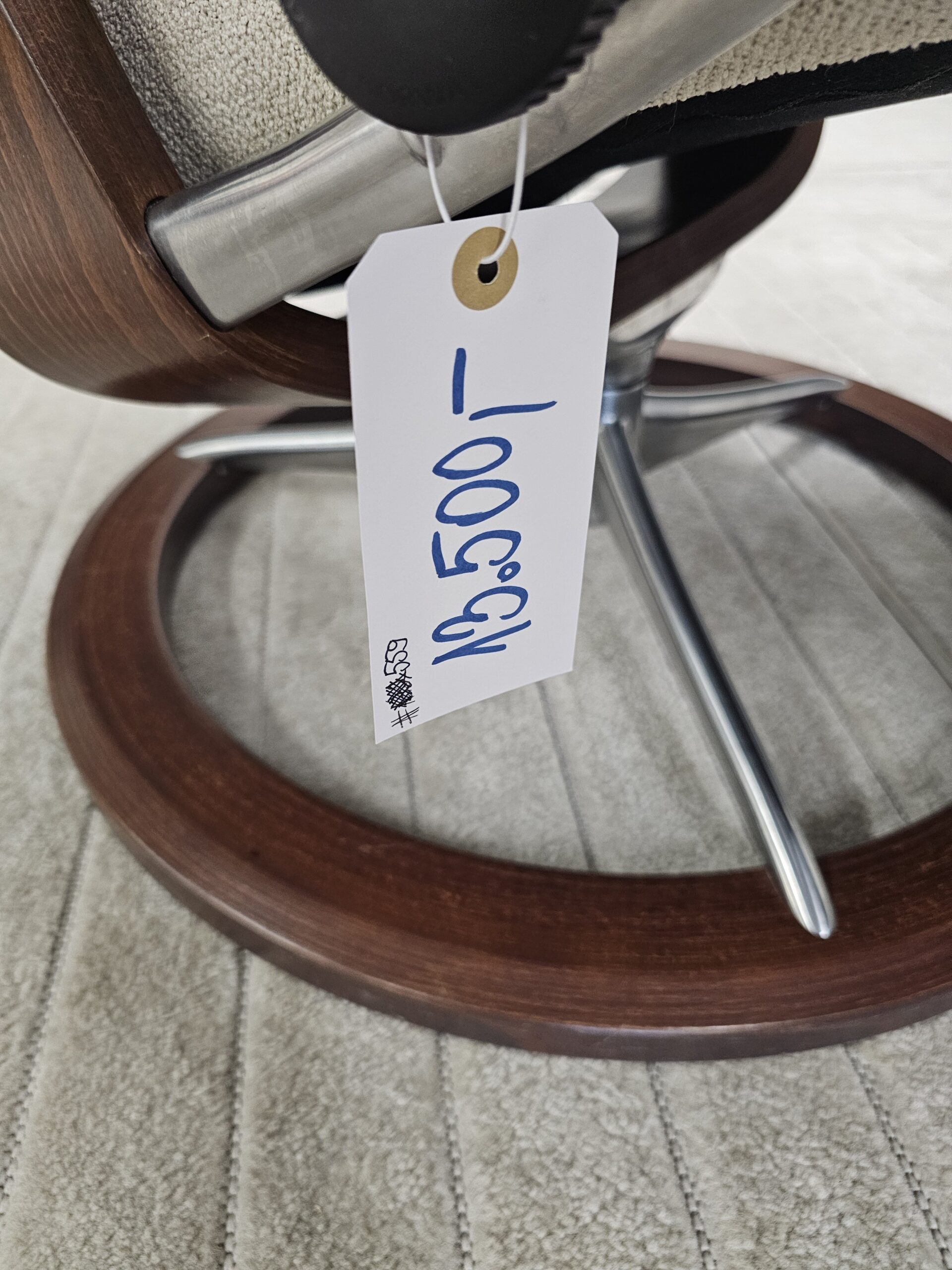 Stressless® View Signature lenestol med krakk - Bilde 15