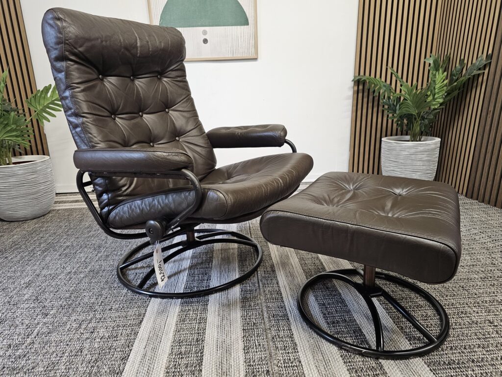 Stressless® Original 1974 lenestol med krakk