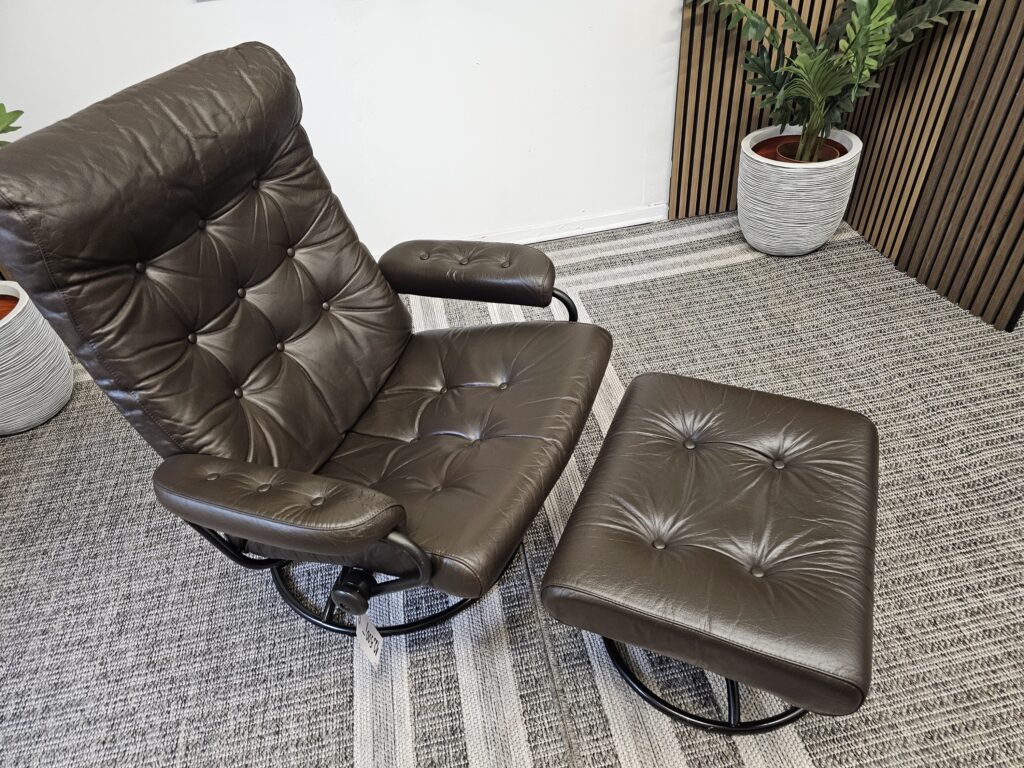 Stressless® Original 1974 lenestol med krakk