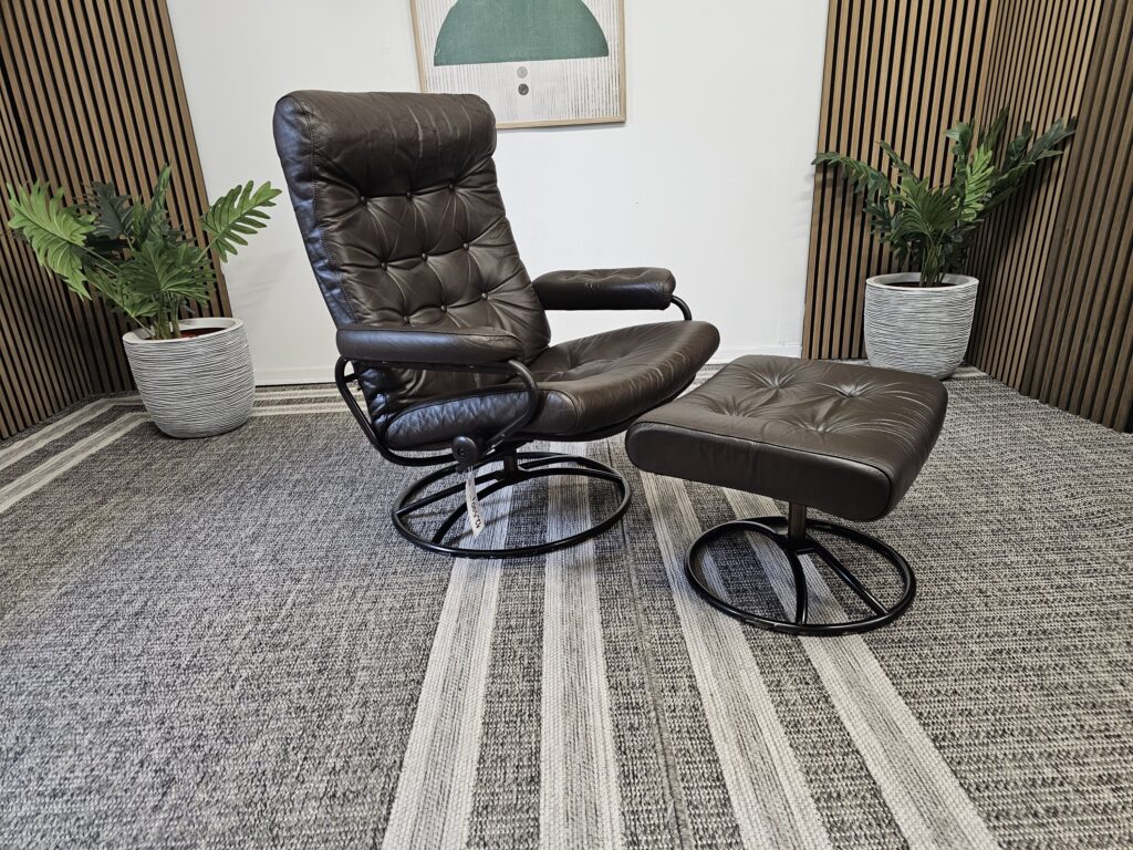Stressless® Original 1974 lenestol med krakk