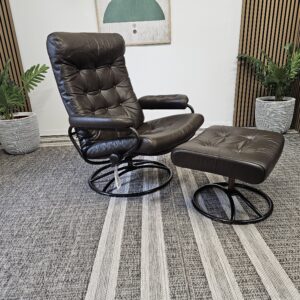 Stressless® Original 1974 lenestol med krakk - Bilde 2