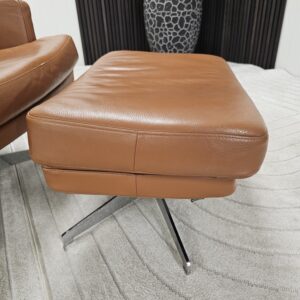 Vintage Bolia lenestol med krakk - Bilde 11