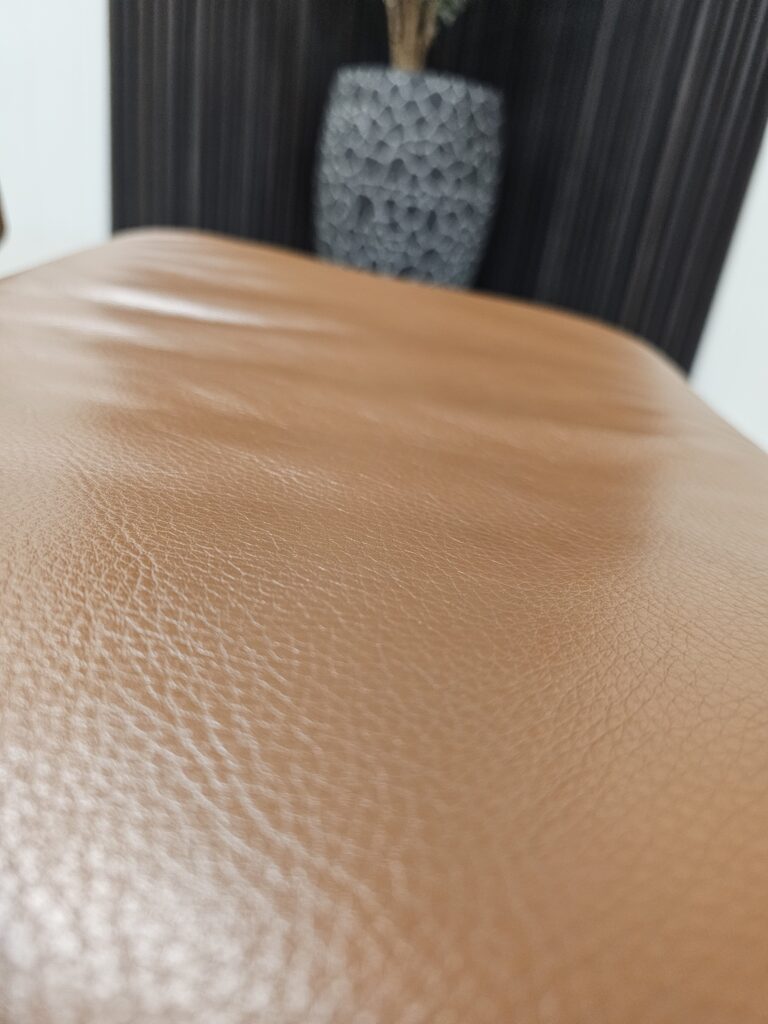 Vintage Bolia lenestol med krakk