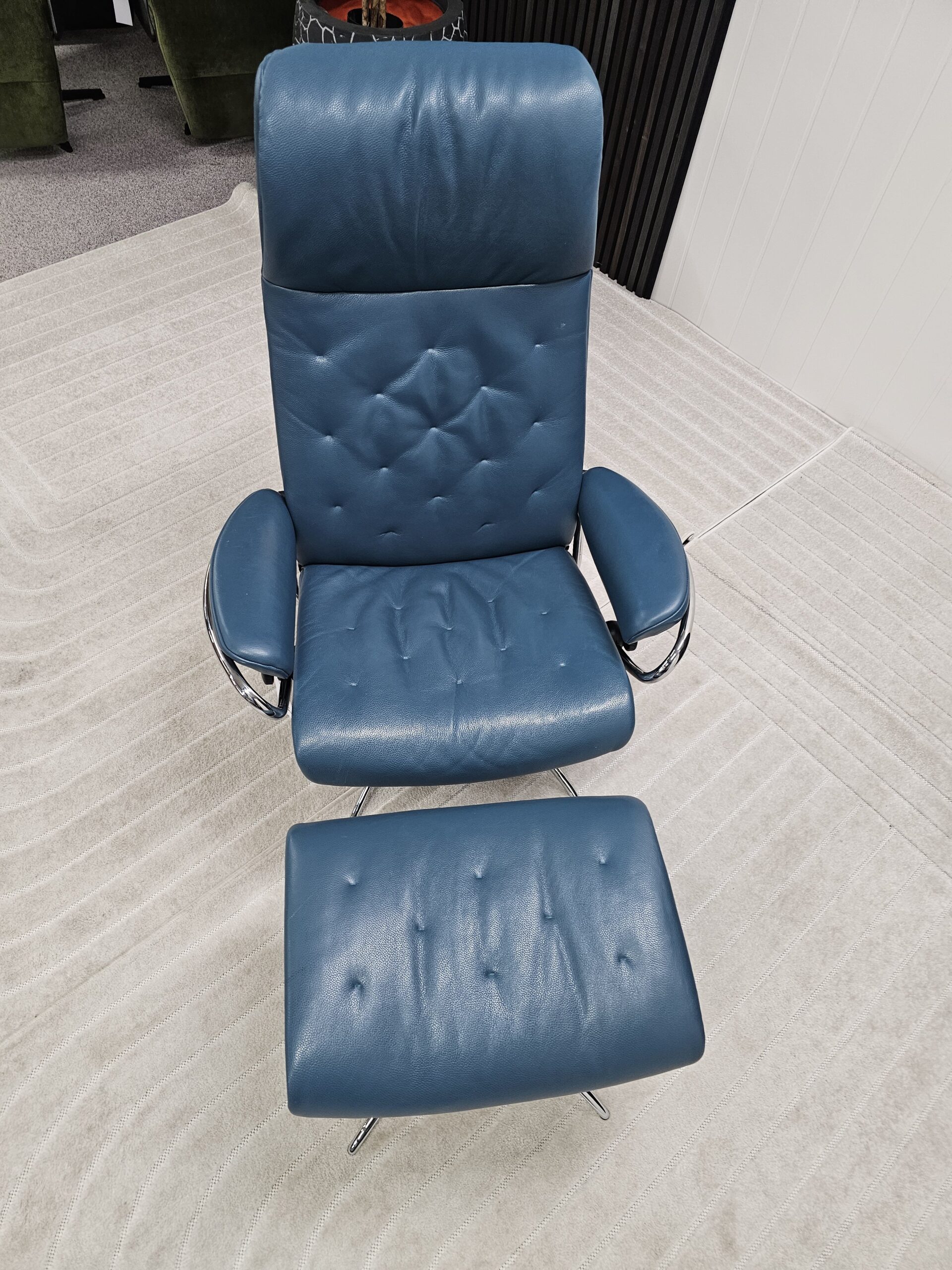 Stressless® Metro Cross lenestol med krakk - Bilde 16