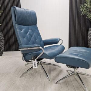 Stressless® Metro Cross lenestol med krakk - Bilde 8