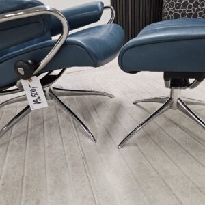 Stressless® Metro Cross lenestol med krakk - Bilde 5