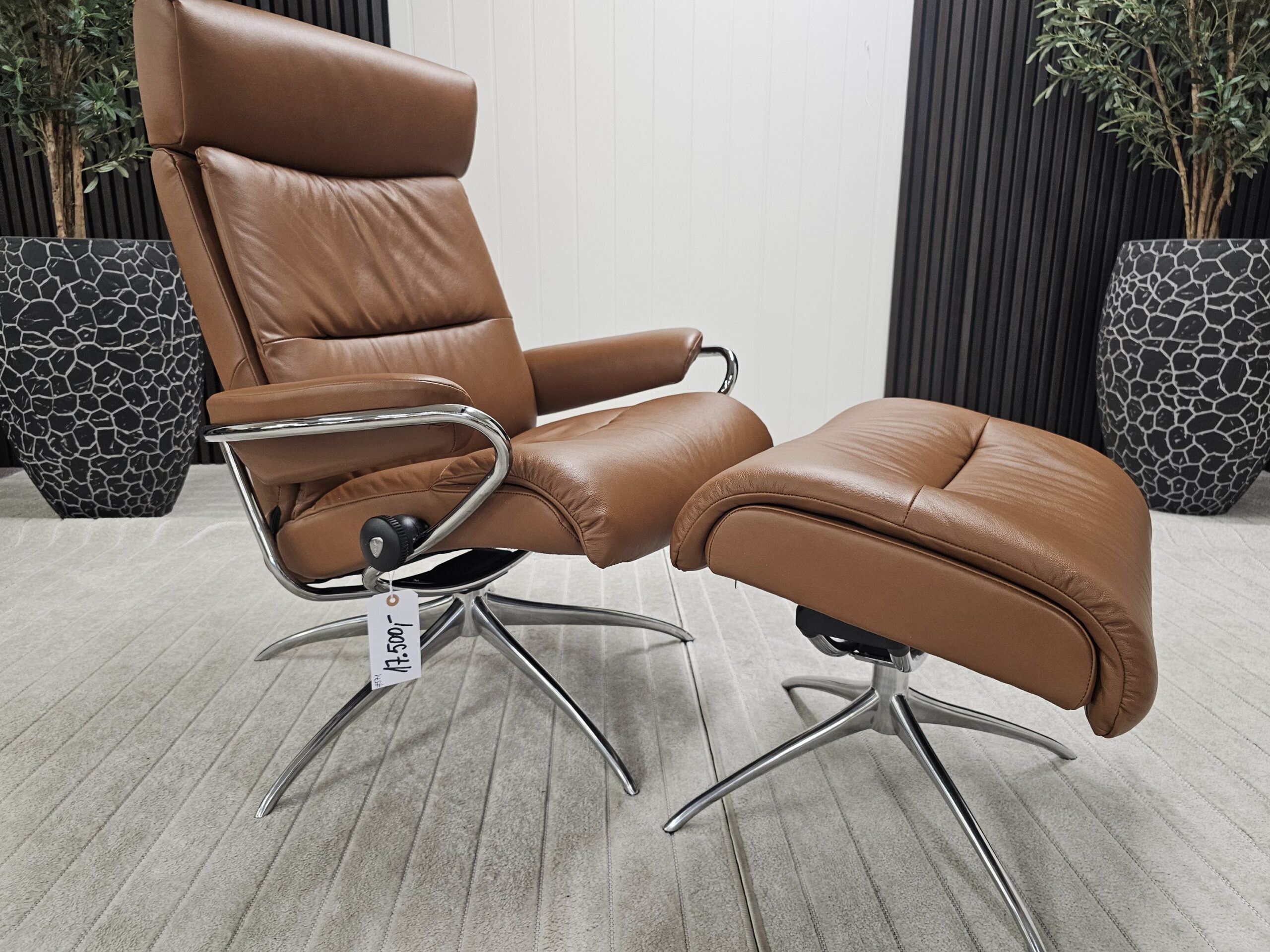 Stressless® Tokyo Star lenestol med krakk - Bilde 8